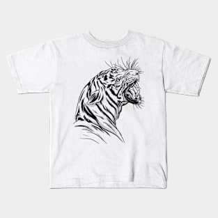 Angry Tiger Kids T-Shirt